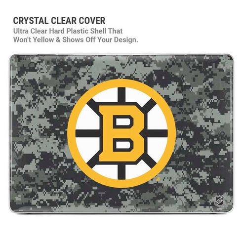 NHL Boston Bruins Camo MacBook Air 15in (2023-2025) Case plus Skin